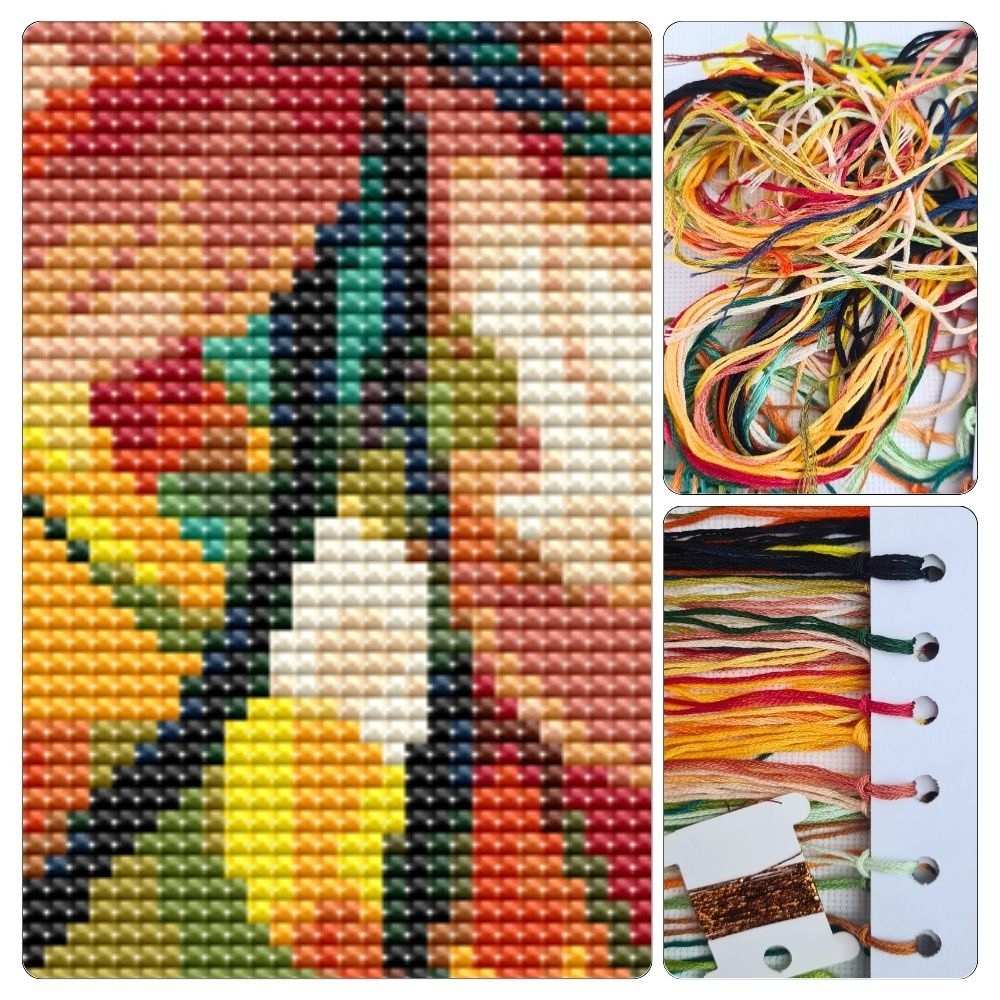 Petals I Bookmark Cross Stitch Kit