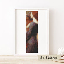 Miranda Bookmark Cross Stitch Pattern | John William Waterhouse