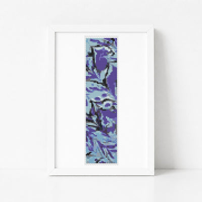 Violet Currents Bookmark Cross Stitch Kit