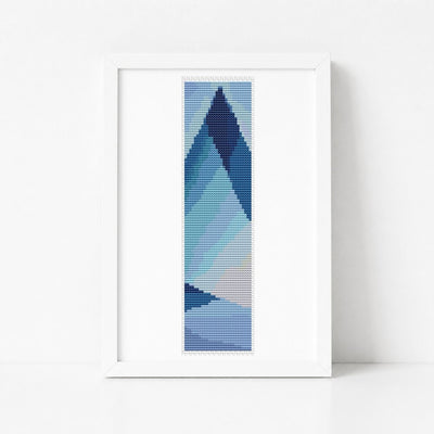 Hanover Abstract Bookmark Cross Stitch Pattern