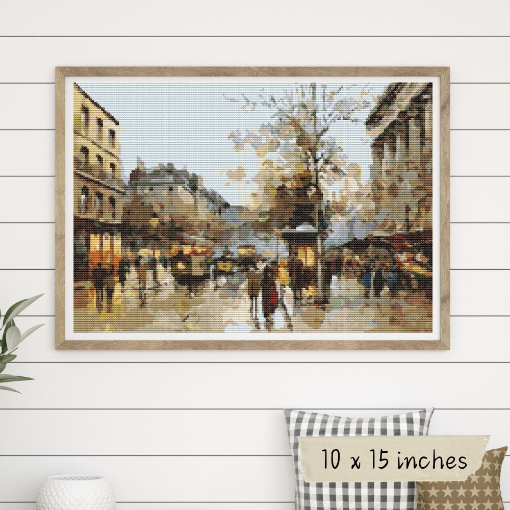 Flower Market Cross Stitch Kit | Antoine Blanchard