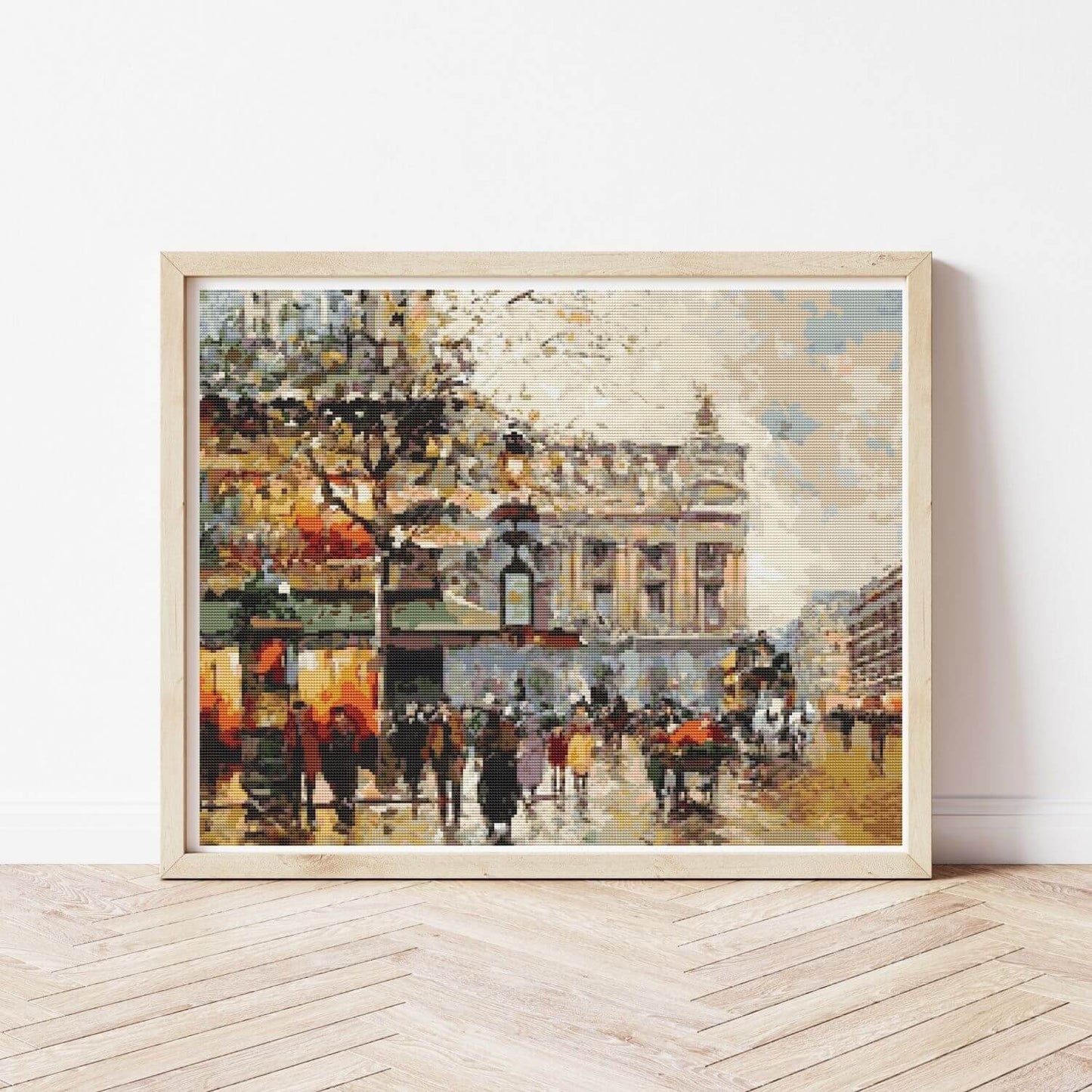 Paris Opera House Cross Stitch Pattern - Premium Cross Stitch Pattern - Antoine Blanchard