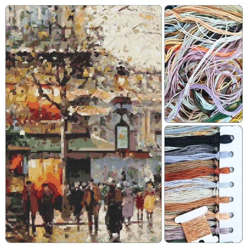 Paris Opera House Cross Stitch Kit by Antoine Blanchard