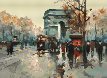 Arc de Triomphe Cross Stitch Kit | Antoine Blanchard