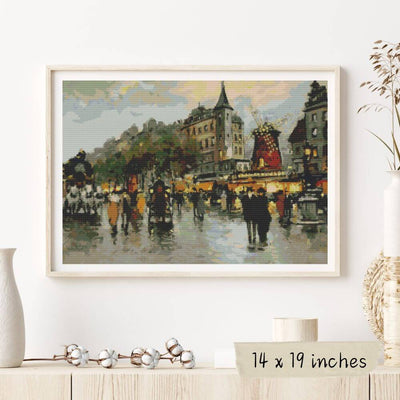Le Moulin Rouge Cross Stitch Kit