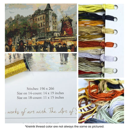 Landmark in Paris Cross Stitch Kit | Antoine Blanchard