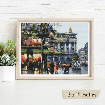 Café de la Paix Opera Cross Stitch Kit