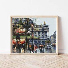 Café de la Paix Opera Cross Stitch Kit - Premium Cross Stitch Kit - Antoine Blanchard