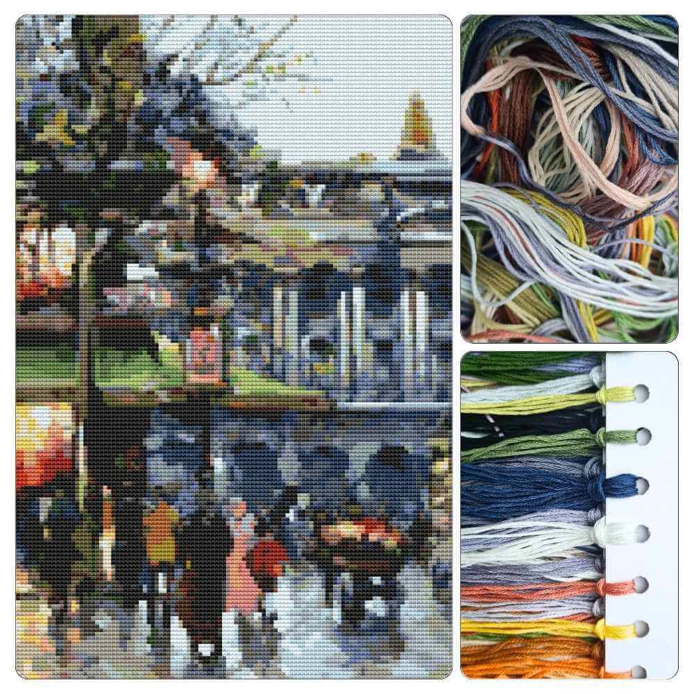 Café de la Paix Opera Cross Stitch Kit