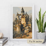 Romantic Castle Cross Stitch Kit