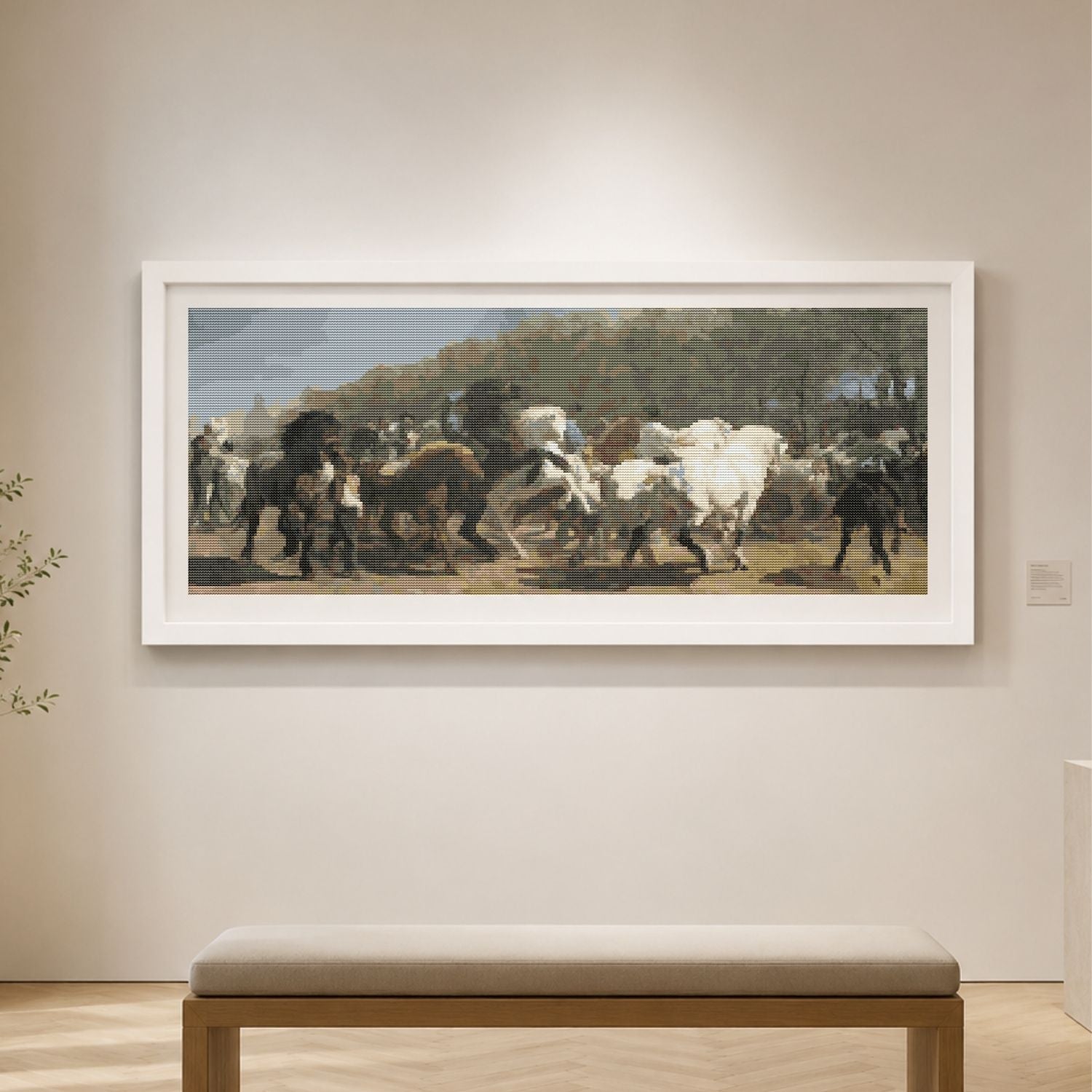The Horse Fair Cross Stitch Pattern - Premium Cross Stitch Pattern - Rosa Bonheur