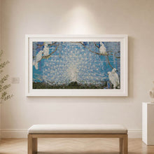 Peacock and Cockatoos Cross Stitch Pattern - Premium Cross Stitch Pattern - Jessie Arms Botke