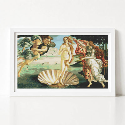 The Birth of Venus Cross Stitch Pattern