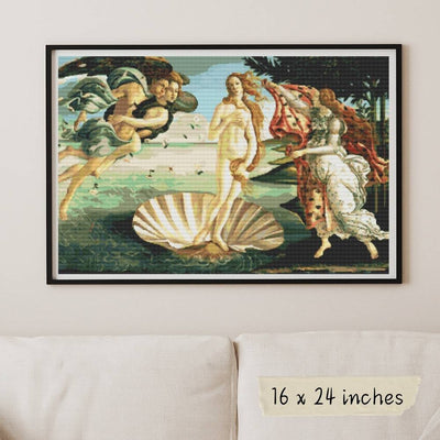 The Birth of Venus Cross Stitch Pattern