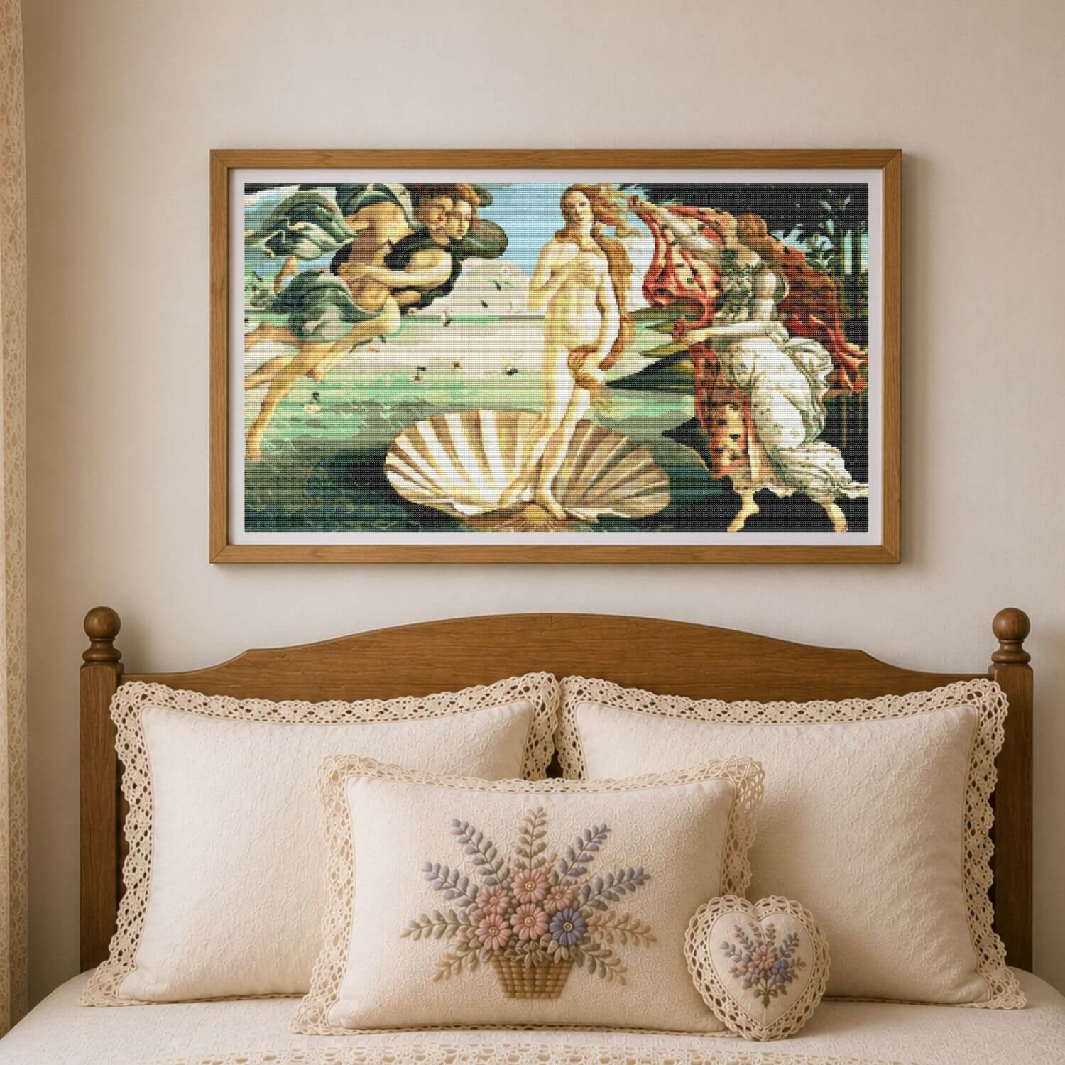 The Birth of Venus Cross Stitch Pattern - Premium Cross Stitch Pattern - Sandro Botticelli