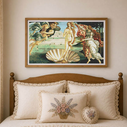The Birth of Venus Cross Stitch Pattern - Premium Cross Stitch Pattern - Sandro Botticelli