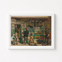The Bird Shop Cross Stitch Kit - Premium Cross Stitch Kit - Herbert Ashwin Budd