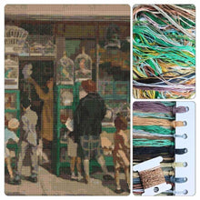 The Bird Shop Cross Stitch Kit - Premium Cross Stitch Kit - Herbert Ashwin Budd