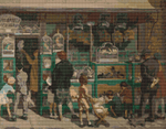 The Bird Shop Cross Stitch Kit by Herbert Ashwin Budd