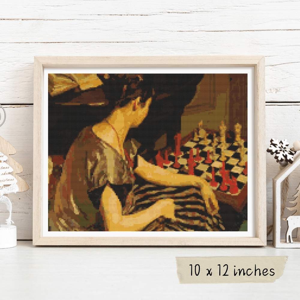 The Chess Board Cross Stitch Kit