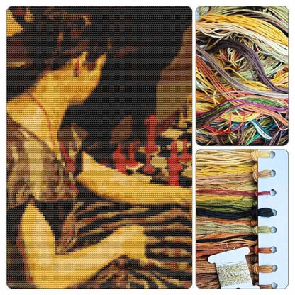 The Chess Board Cross Stitch Kit