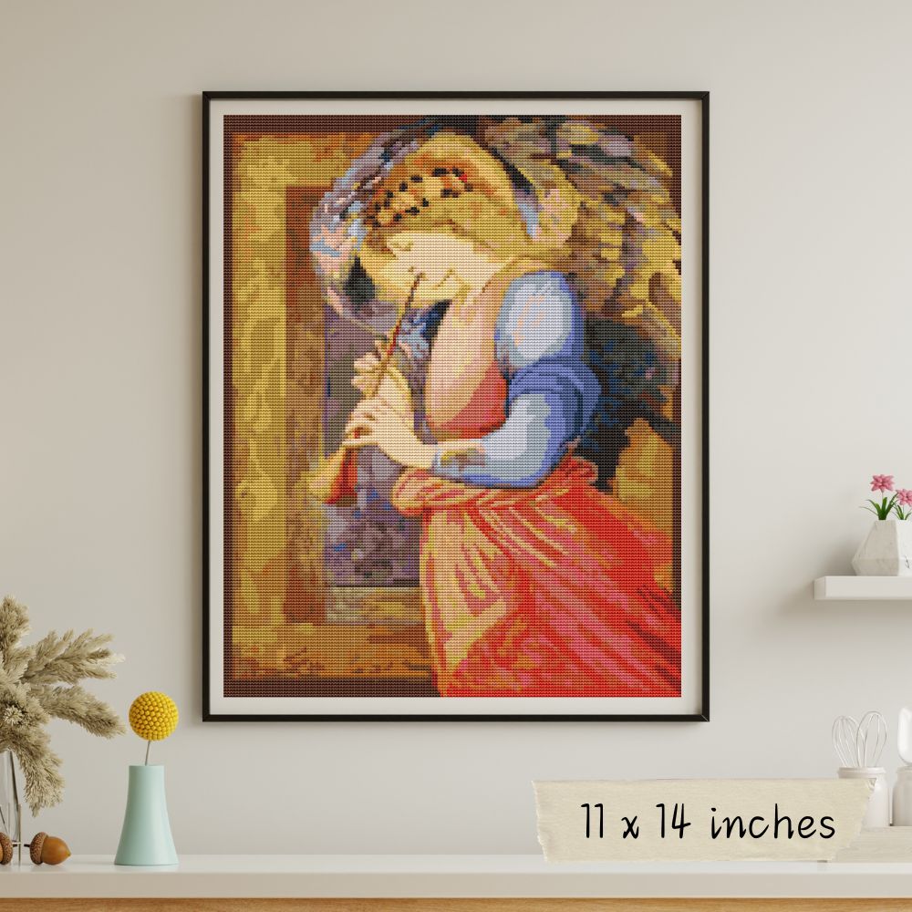 Angel Cross Stitch Kit | Sir Edward Burne-Jones