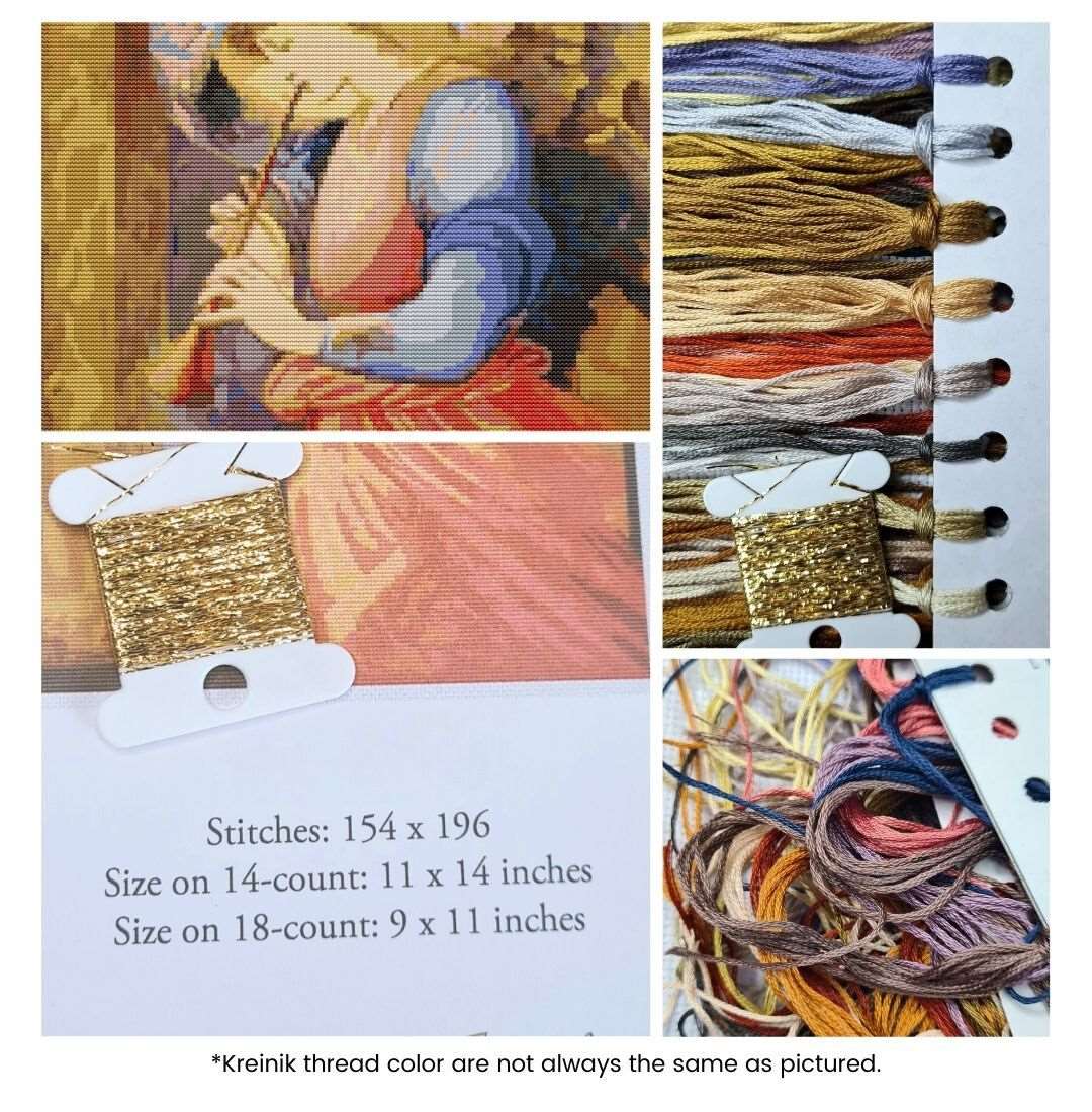 Angel Cross Stitch Kit | Sir Edward Burne-Jones