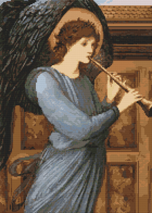 The Angel Cross Stitch Pattern | Sir Edward Burne-Jones