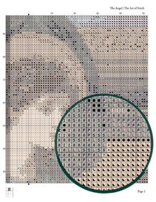 The Angel Cross Stitch Pattern - Premium Cross Stitch Pattern - Sir Edward Burne - Jones