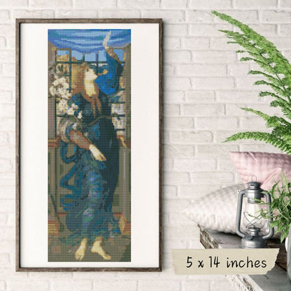 Hope Cross Stitch Pattern | Sir Edward Burne-Jones