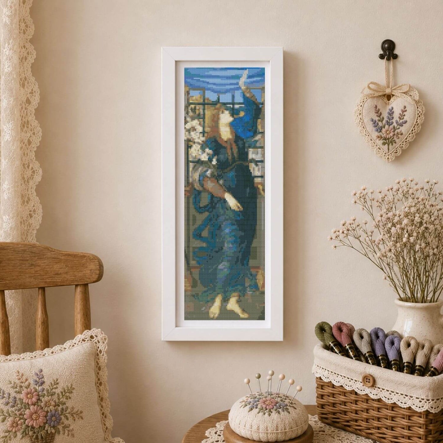 Hope Cross Stitch Pattern - Premium Cross Stitch Pattern - Sir Edward Burne - Jones