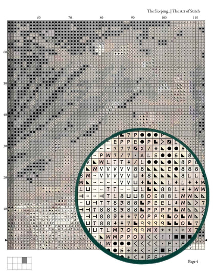 The Sleeping Beauty Cross Stitch Pattern - Premium Cross Stitch Pattern - Sir Edward Burne - Jones