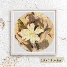 Flower Circular Cross Stitch Kit
