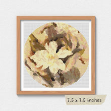 Flower Circular Cross Stitch Kit