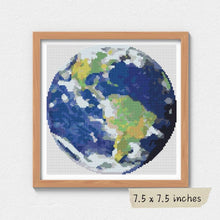 Earth Circular Cross Stitch Kit