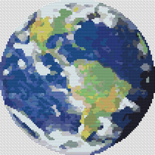 Earth Cross Stitch Pattern | The Art of Stitch