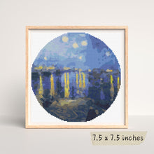 Starry Night over the Rhone Cross Stitch Kit | Vincent Van Gogh