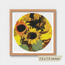 The Sunflowers Circular Cross Stitch Kit