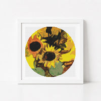 The Sunflowers Circular Cross Stitch Kit - Circular Cross Stitch Kit - Georges Braque