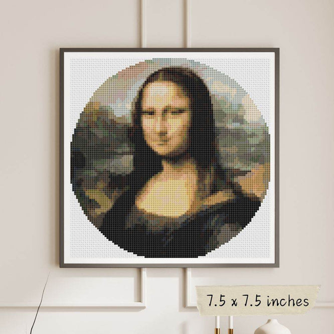 Mona Lisa Circular Cross Stitch Pattern