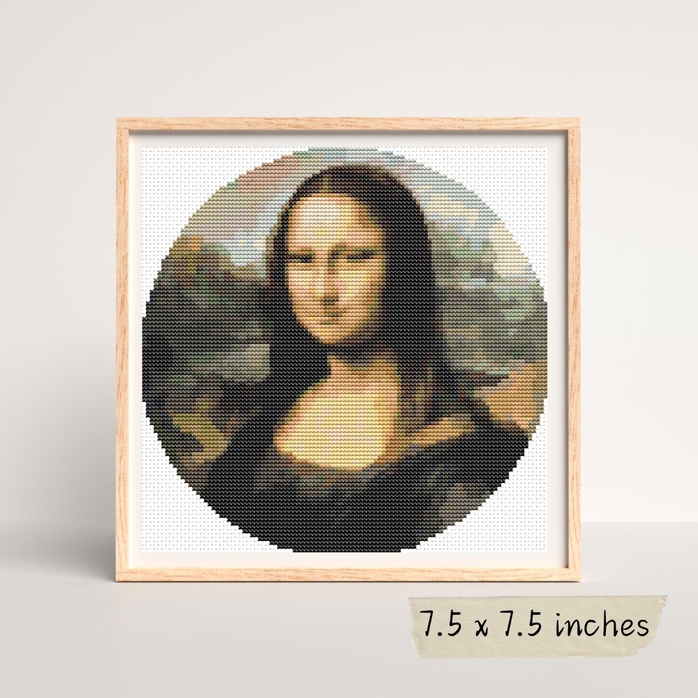 Mona Lisa Cross Stitch Kit | Leonardo da Vinci