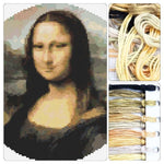 Mona Lisa Circular Cross Stitch Kit
