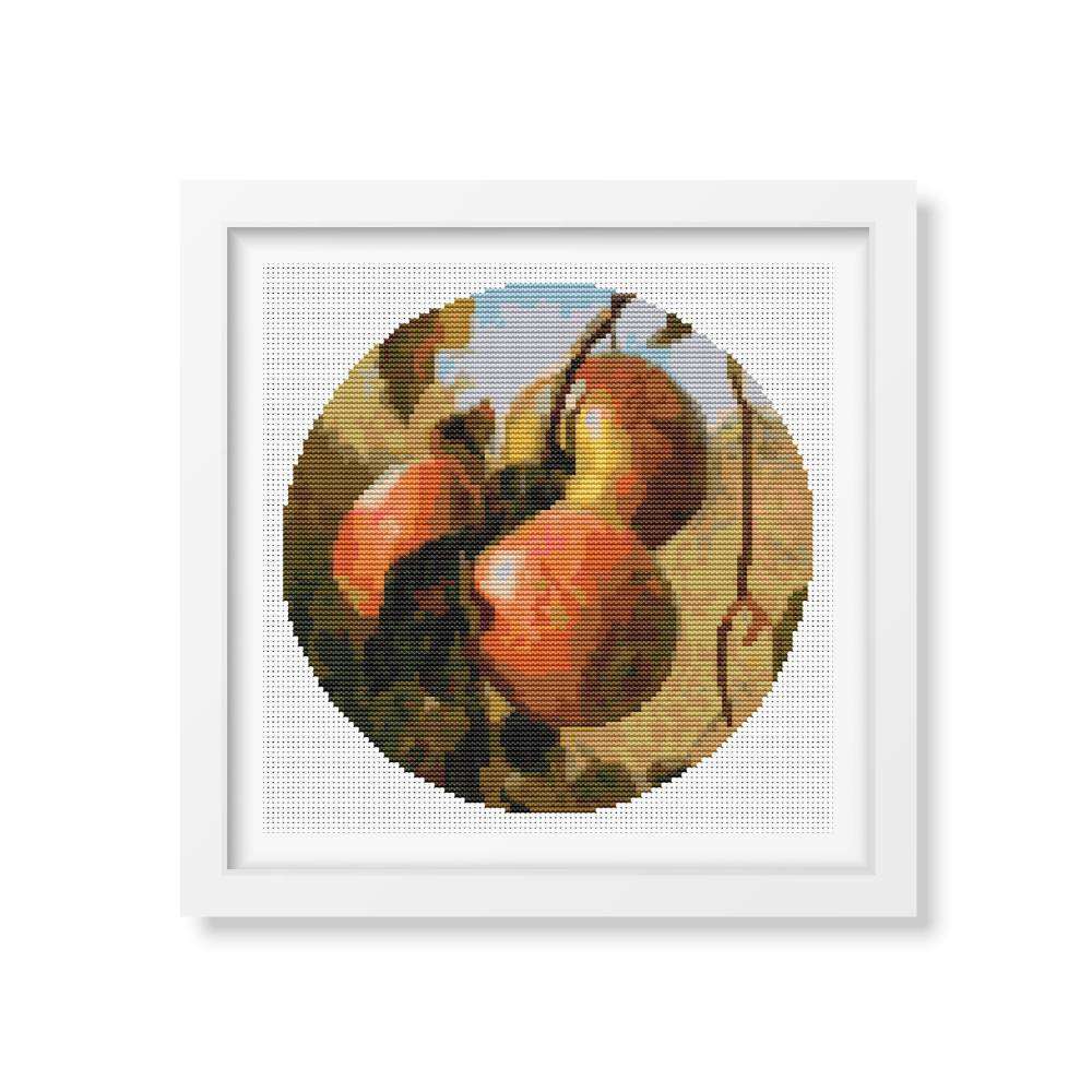 Apples Cross Stitch Pattern | Thomas Worthington Wittredge