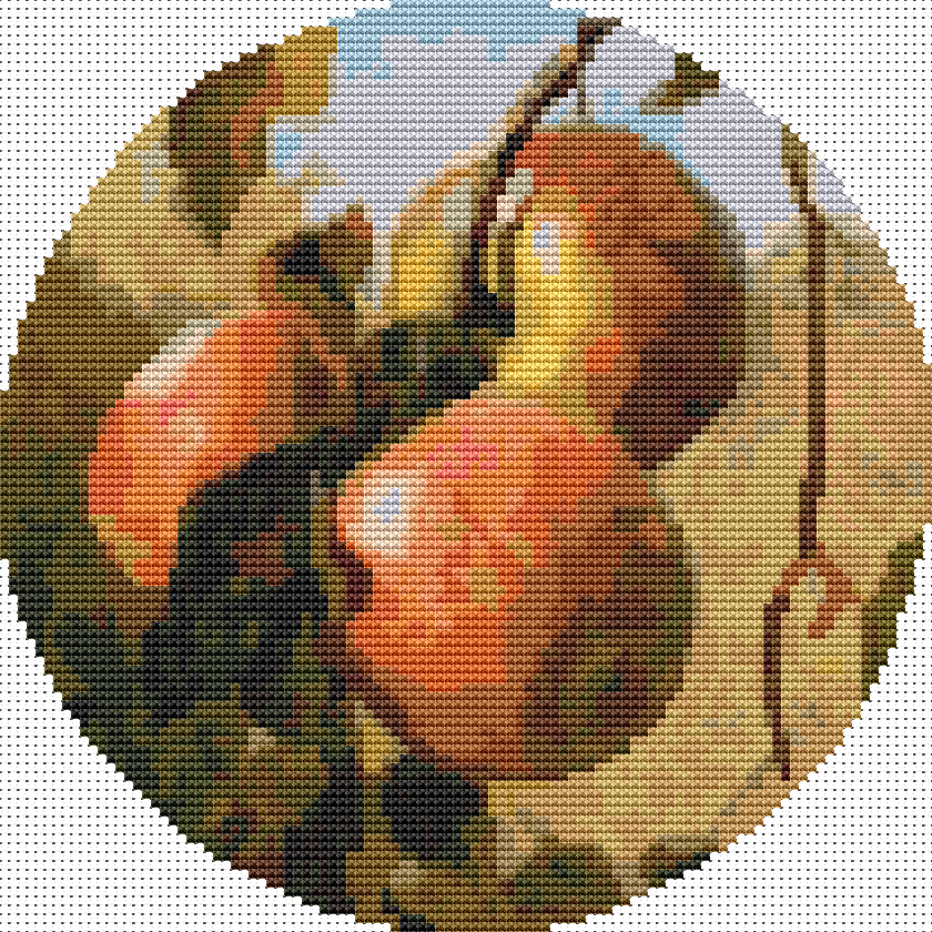 Apples Cross Stitch Kit | Thomas Worthington Wittredge