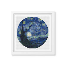 The Starry Night Cross Stitch Pattern | Vincent Van Gogh