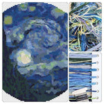 The Starry Night Circular Cross Stitch Kit