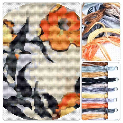 Poppies Circular Cross Stitch Kit