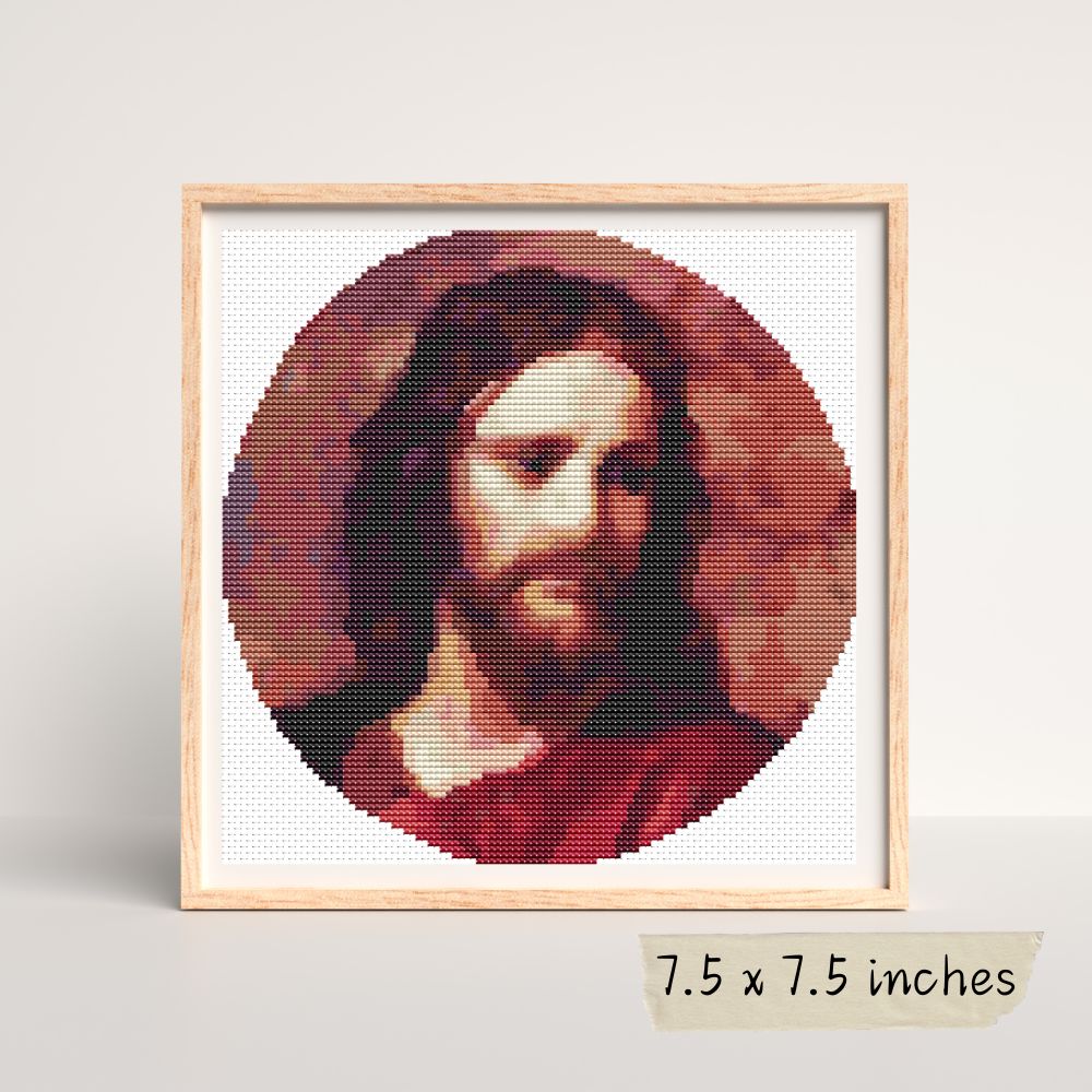 Christ at 33 Cross Stitch Pattern | Heinrich Hofmann