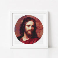 Christ at 33 Circular Cross Stitch Kit - Circular Cross Stitch Kit - Heinrich Hofmann