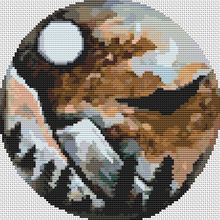 Over the Mountains Cross Stitch Pattern | The Art of Stitch